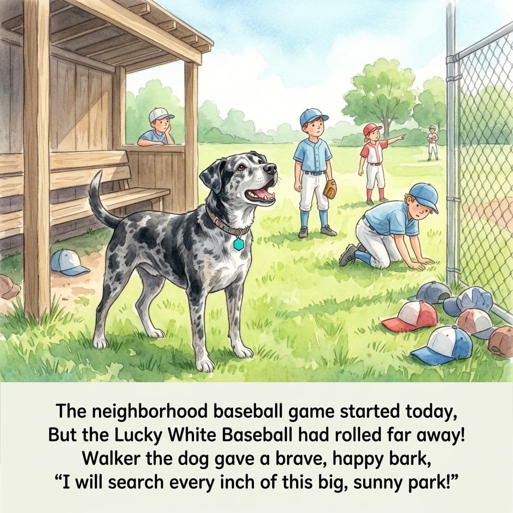 Example interior spread preview from a personalized pet storybook